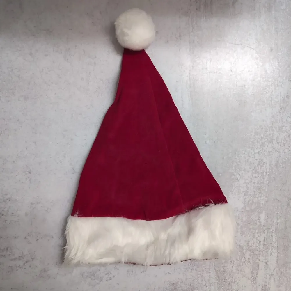 Child's Santa Outfit Top Belt Bag Booties Hat Glove Bell Wig Beard XS